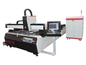 Máquina de corte de metal con láser 1000w 1500w para acero dulce, velocidad de corte de 45 m / min