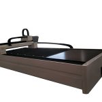 máquina de corte por láser de fibra metálica de placa / tubo mesa de trabajo individual