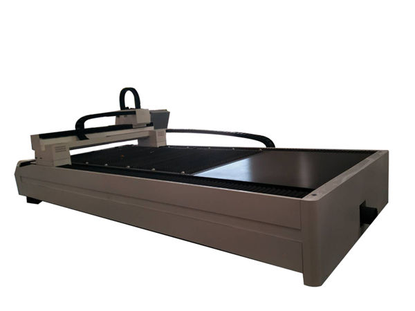 máquina de corte por láser de fibra metálica de placa / tubo mesa de trabajo individual