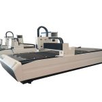 equipo de corte de tubo láser de doble uso, máquina de corte de tubo láser cnc profesional