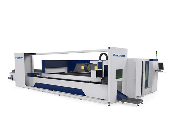 máquina de corte por láser de tubo de metal industrial bandeja de estilo de cajón eléctrico